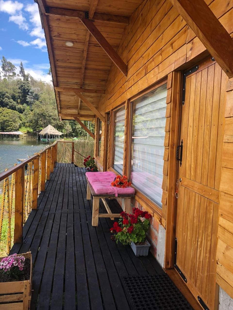 Hermosa Cabana En La Cocha-Finca Indiana El Encano エクステリア 写真